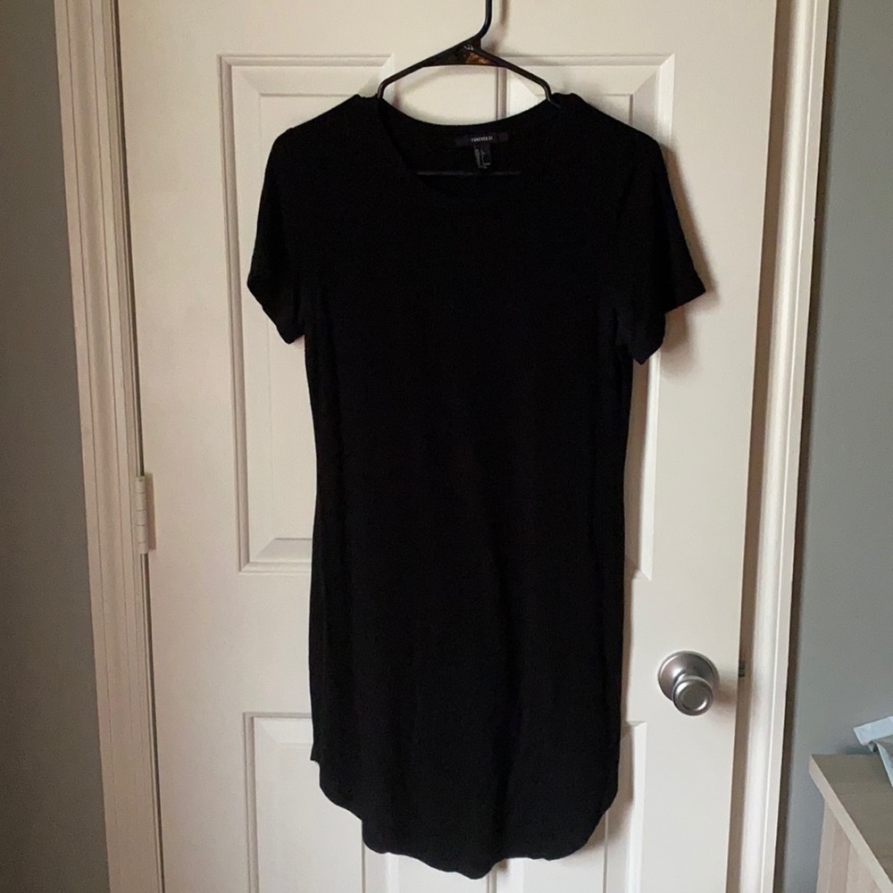 Black Shirt Dress Tunic